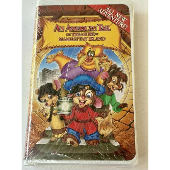 An American Tail The Treasure of Manhattan Island NEW Vintage VHS Sealed - Picture 1 of 3